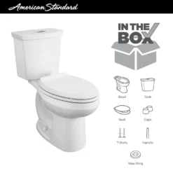 American Standard Cadet 3 2-Piece 1.0/1.6 GPF Dual Flush Elongated Toilet In White -The Home Depot white american standard two piece toilets 3380 216st 020 1d 1000