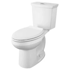 American Standard Cadet 3 2-Piece 1.0/1.6 GPF Dual Flush Elongated Toilet In White -The Home Depot white american standard two piece toilets 3380 216st 020 4f 1000