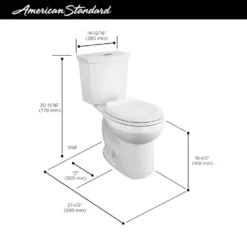 American Standard Cadet 3 Tall Height 2-Piece 1.0/1.6 GPF Dual Flush Round Toilet In White -The Home Depot white american standard two piece toilets 3380ba216st 020 40 1000