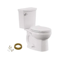 American Standard H2Option 2-Piece 0.92/1.28 GPF Dual Flush Round Standard Height Toilet In White