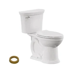 American Standard Heritage VorMax 2-Piece 1.28 GPF Single Flush Elongated Chair Height Toilet In White