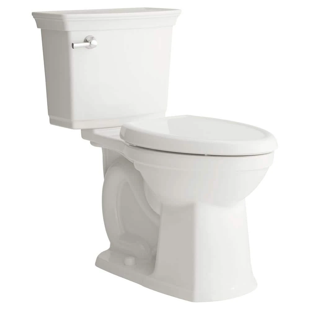 American Standard Optum VorMax Two-Piece 1.28 GPF Single Flush Elongated Chair Height Toilet With Slow-Close Seat In White 1 American Standard Optum VorMax Two-Piece 1.28 GPF Single Flush Elongated Chair Height Toilet With Slow-Close Seat In White
