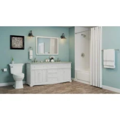 American Standard Optum VorMax Two-Piece 1.28 GPF Single Flush Elongated Chair Height Toilet With Slow-Close Seat In White 19 American Standard Optum VorMax Two-Piece 1.28 GPF Single Flush Elongated Chair Height Toilet With Slow-Close Seat In White -The Home Depot white american standard two piece toilets 707aa101 020 76 1000