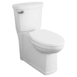 American Standard Cadet 3 Decor Tall Height 2-Piece 1.28 GPF Single Flush Elongated Toilet With Seat In White, Seat Included
