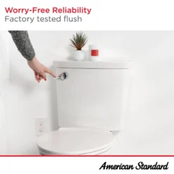 American Standard Reliant 12 In. Rough In 2-Piece 1.28 GPF Single Flush Elongated Toilet With Slow Close Seat In White -The Home Depot white american standard two piece toilets 726aa101 020 66 1000