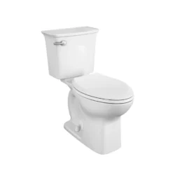 American Standard Cadet Ovation Height 2-Piece 1.28 GPF High Efficiency Single Flush Elongated Toilet In White
