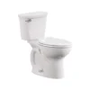American Standard Cadet 12 In. Rough In 2-Piece 1.28 GPF Single Flush Elongated Chair Height Toilet With Slow Close Seat In White