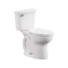 American Standard Cadet 10 In. Antimicrobial 2-Piece 1.28 GPF Single Flush Chair Height Elongated Front Toilet W/ Slow Close Seat In White