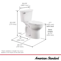 American Standard Cadet 10 In. Antimicrobial 2-Piece 1.28 GPF Single Flush Chair Height Elongated Front Toilet W/ Slow Close Seat In White -The Home Depot white american standard two piece toilets 788ab104 020 a0 1000