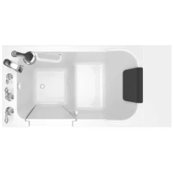 American Standard Gelcoat Premium Series 48 In. X 28 In. Left Hand Drain Walk-in Soaking Bathtub In White -The Home Depot white american standard walk in tubs 2848 109 slw 40 1000