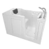 American Standard Gelcoat Premium Series 48 In. X 28 In. Right Hand Drain Walk-in Soaking Bathtub In White