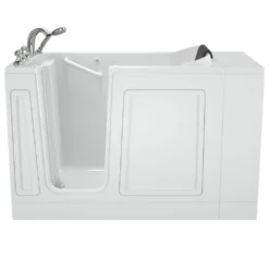 American Standard Acrylic Luxury Series 48 In. X 28 In. Left Hand Drain Walk-in Soaking Bathtub In White -The Home Depot white american standard walk in tubs 2848 119 slw a0 1000
