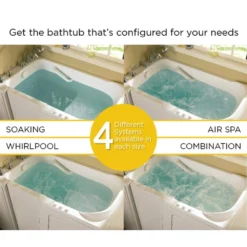 American Standard Acrylic Luxury Series 60 In. X 30 In. Right Hand Drain Walk-in Soaking Bathtub In White -The Home Depot white american standard walk in tubs 3051 119 srw 44 1000