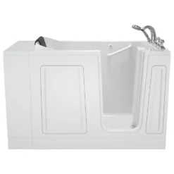 American Standard Acrylic Luxury Series 60 In. X 30 In. Right Hand Drain Walk-in Soaking Bathtub In White -The Home Depot white american standard walk in tubs 3051 119 srw a0 1000