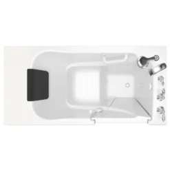 American Standard Gelcoat Premium Series 52 In. X 30 In. Right Hand Drain Walk-in Soaking Bathtub In White -The Home Depot white american standard walk in tubs 3052 109 srw 40 1000