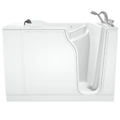 American Standard Gelcoat Premium Series 52 In. X 30 In. Right Hand Drain Walk-in Soaking Bathtub In White -The Home Depot white american standard walk in tubs 3052 109 srw a0 1000