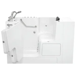 American Standard Gelcoat Premium Series 32 In. X 52 In. Left Hand Drain Soaking Bathtub In White -The Home Depot white american standard walk in tubs 3252od 109 clw pc 40 1000