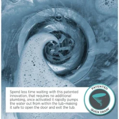 American Standard Gelcoat Premium Series 32 In. X 52 In. Left Hand Drain Soaking Bathtub In White -The Home Depot white american standard walk in tubs 3252od 109 clw pc 77 1000