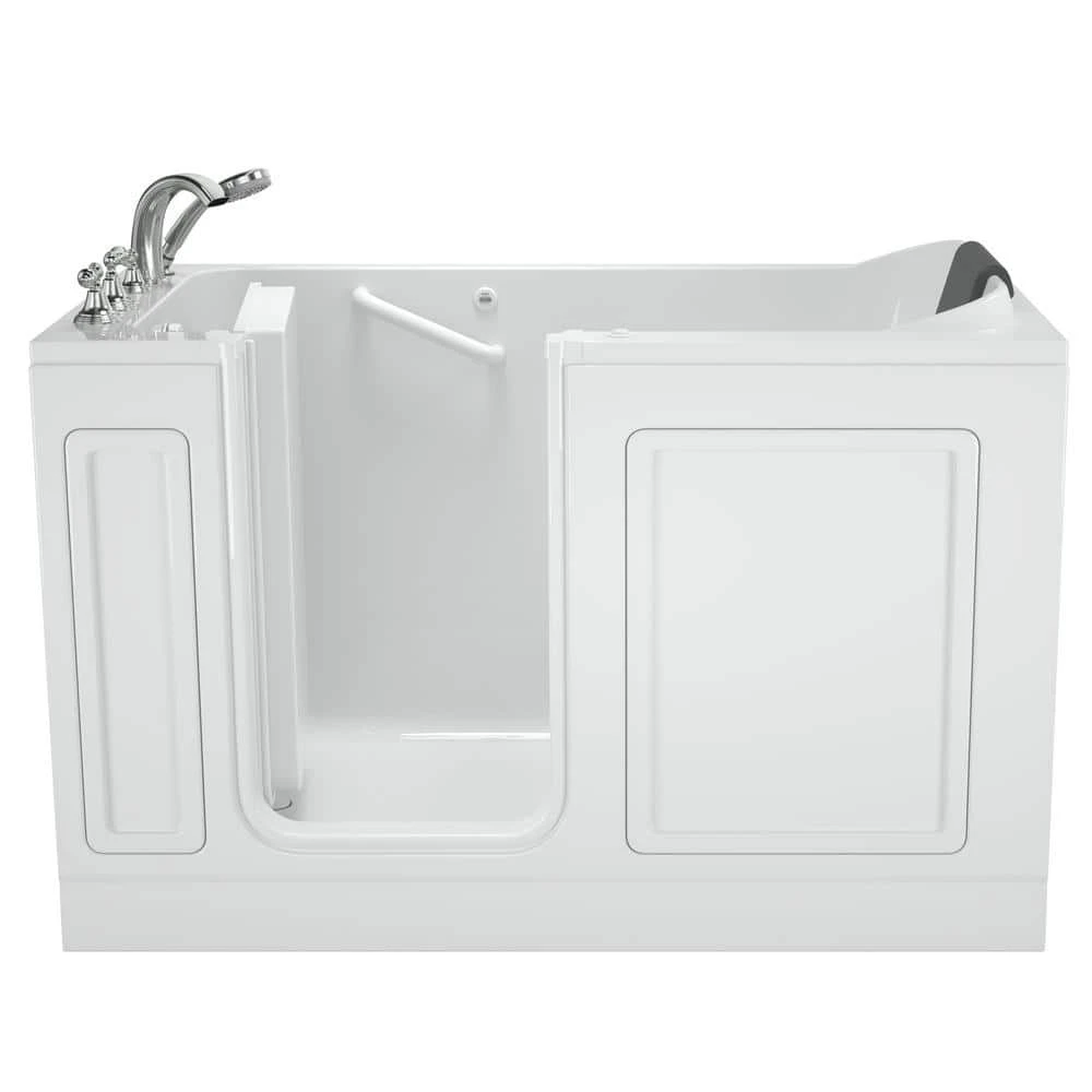 American Standard Acrylic Luxury 60 In. X 32 In. Left Hand Drain Walk-in Whirlpool Bathtub In White 3 American Standard Acrylic Luxury 60 In. X 32 In. Left Hand Drain Walk-in Whirlpool Bathtub In White - Image 3