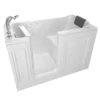 American Standard Acrylic Luxury 60 In. X 32 In. Left Hand Drain Walk-in Whirlpool Bathtub In White